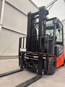 Forklift at Charles Endirect in Wincanton