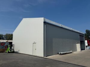 Charles Endirect's new tempastore building at Wincanton