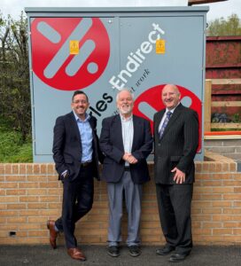 Nathan, Nic and Andy at Charles Endirect in Wincanton