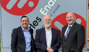 Nathan, Nic and Andy at Charles Endirect in Wincanton