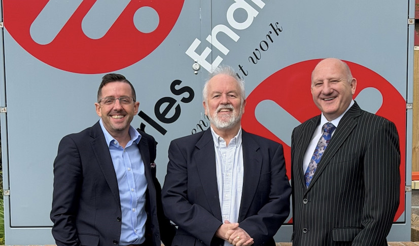 Nathan, Nic and Andy at Charles Endirect in Wincanton